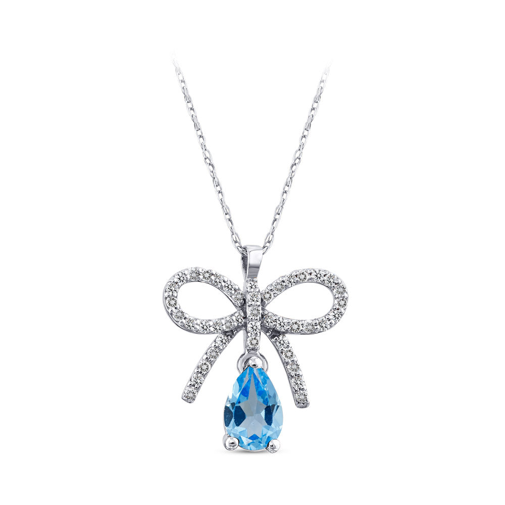 Blue Topaz Necklace