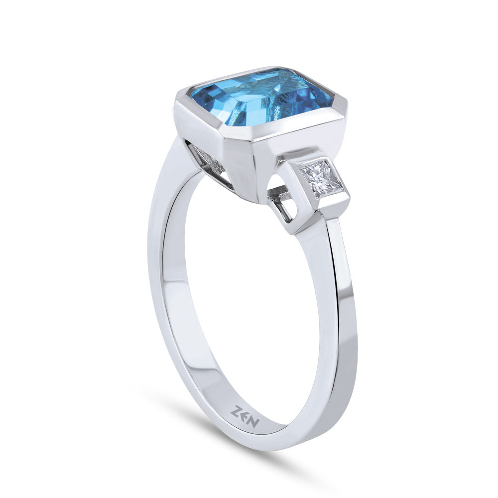 Blue Topaz Ring
