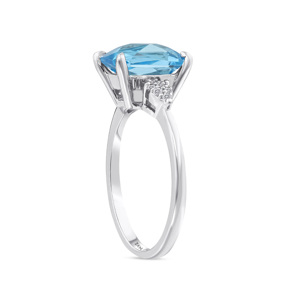 Blue Topaz Ring