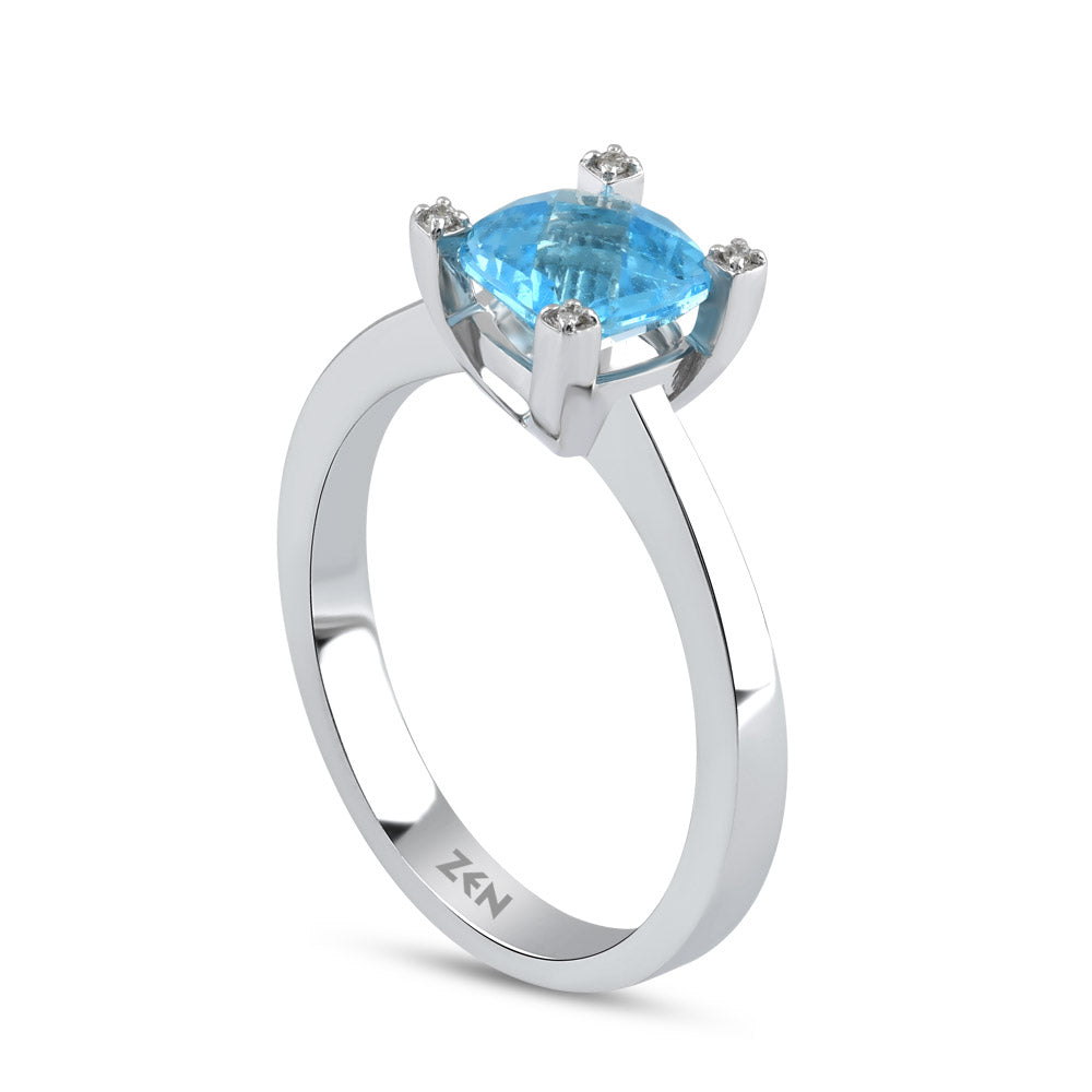 Blue Topaz Ring