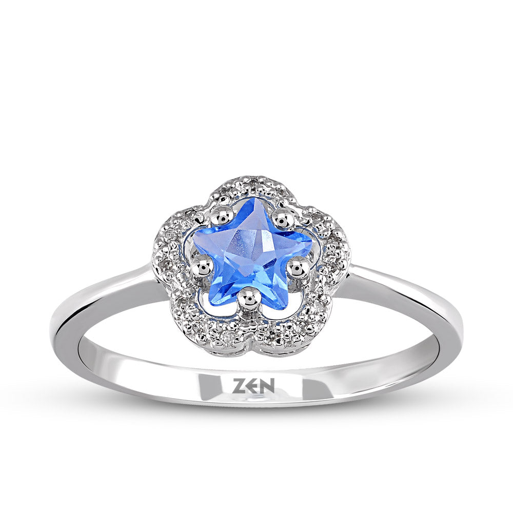 Blue Topaz Ring