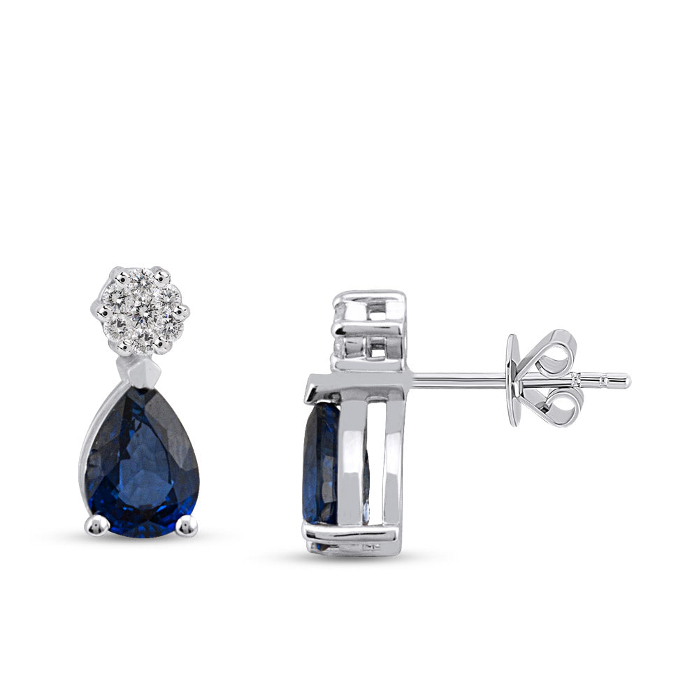 Sapphire Stud Earrings