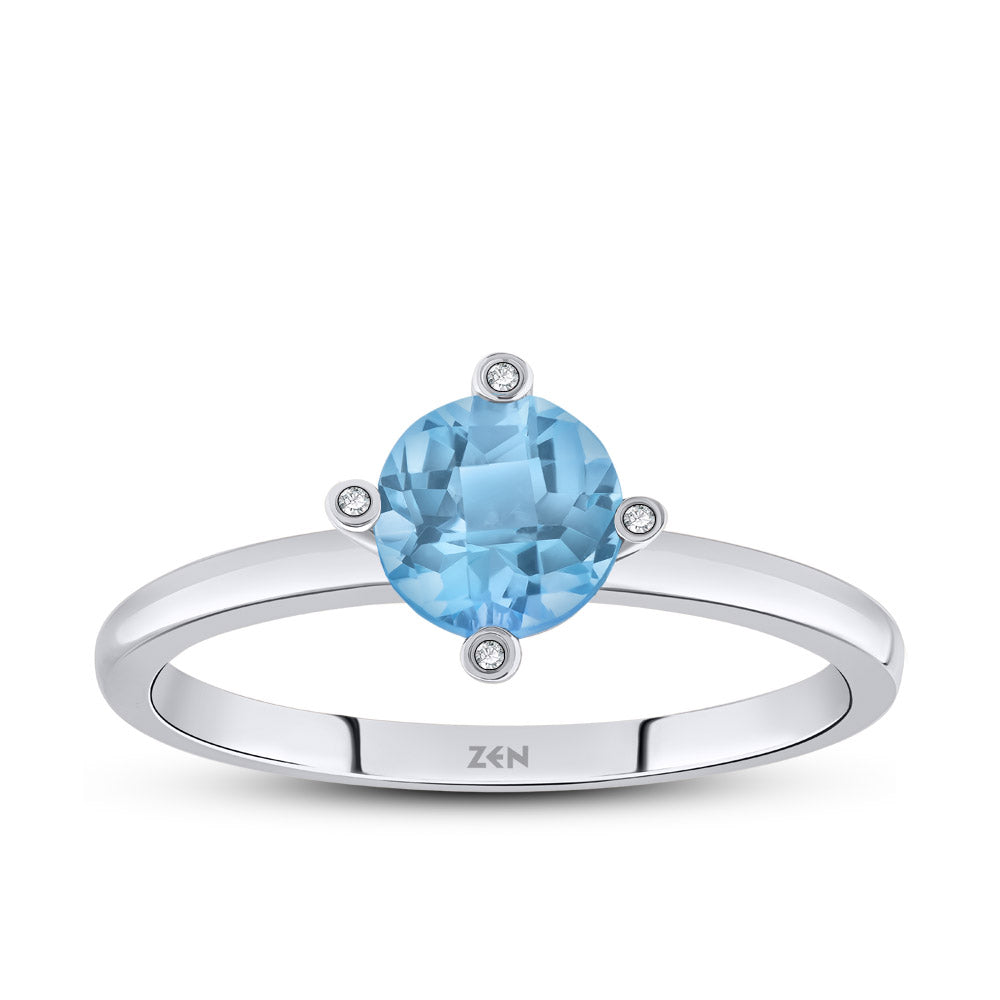 Blue Topaz Ring