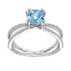 Blue Topaz Ring