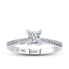 Sidestone Diamond Engagement Ring