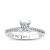 Sidestone Diamond Engagement Ring