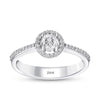 Halo Diamond Engagement Ring