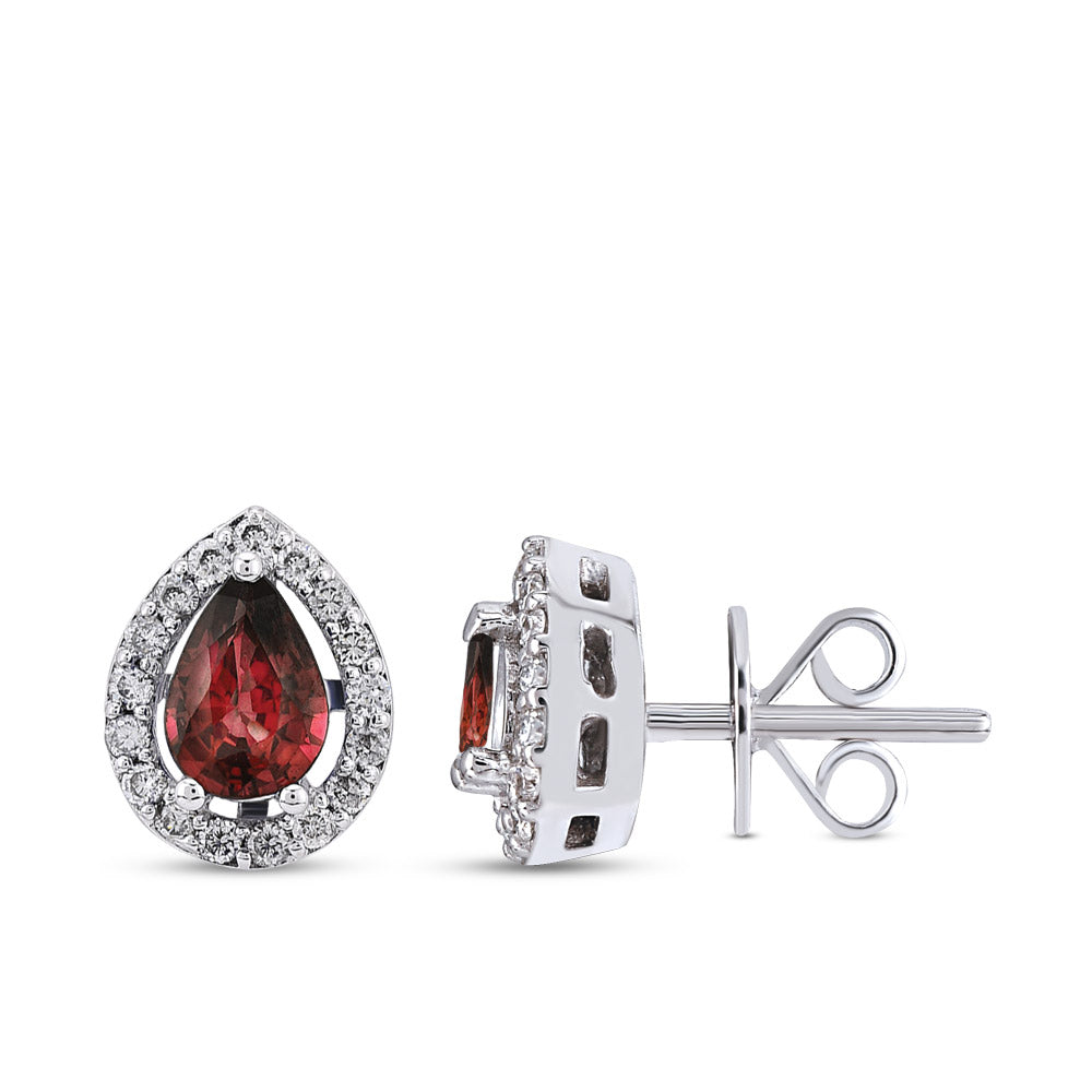 Ruby Stud Earrings