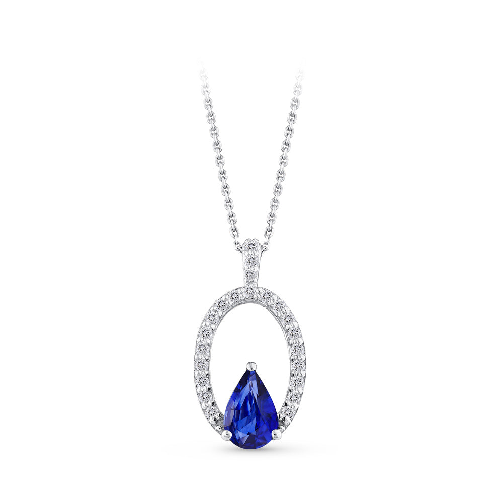 アクセサリー sapphire pendant Sapphire Necklace