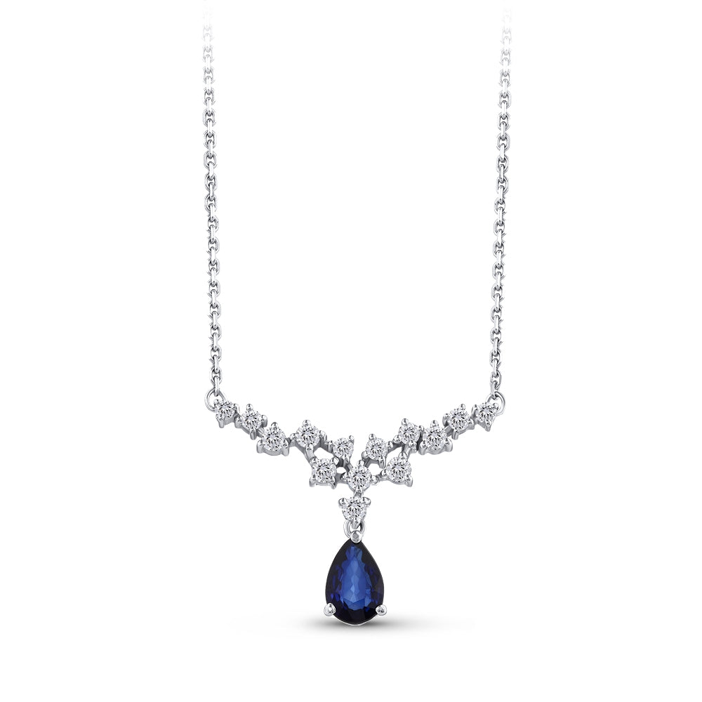 アクセサリー sapphire pendant Sapphire Necklace