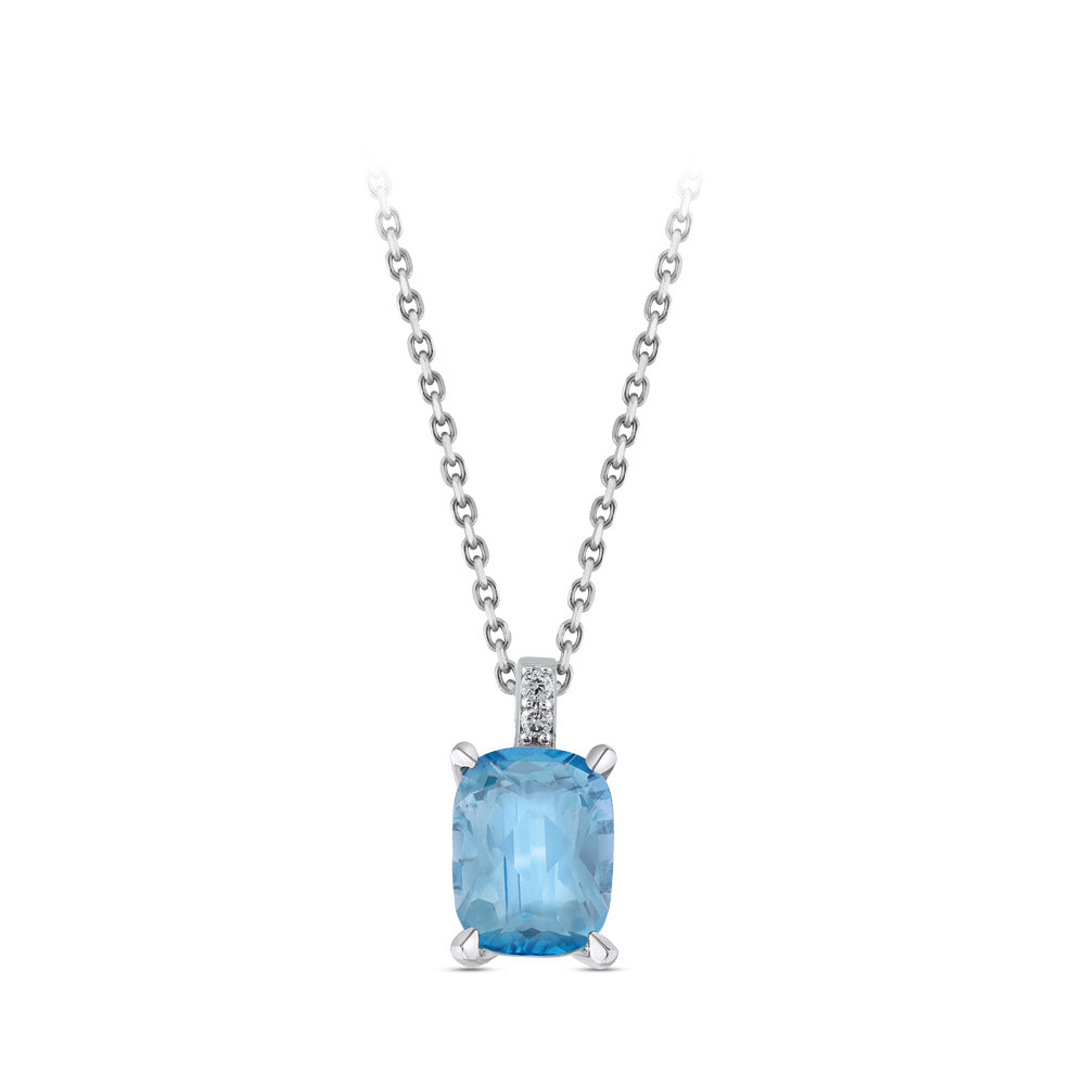 Blue Topaz Necklace