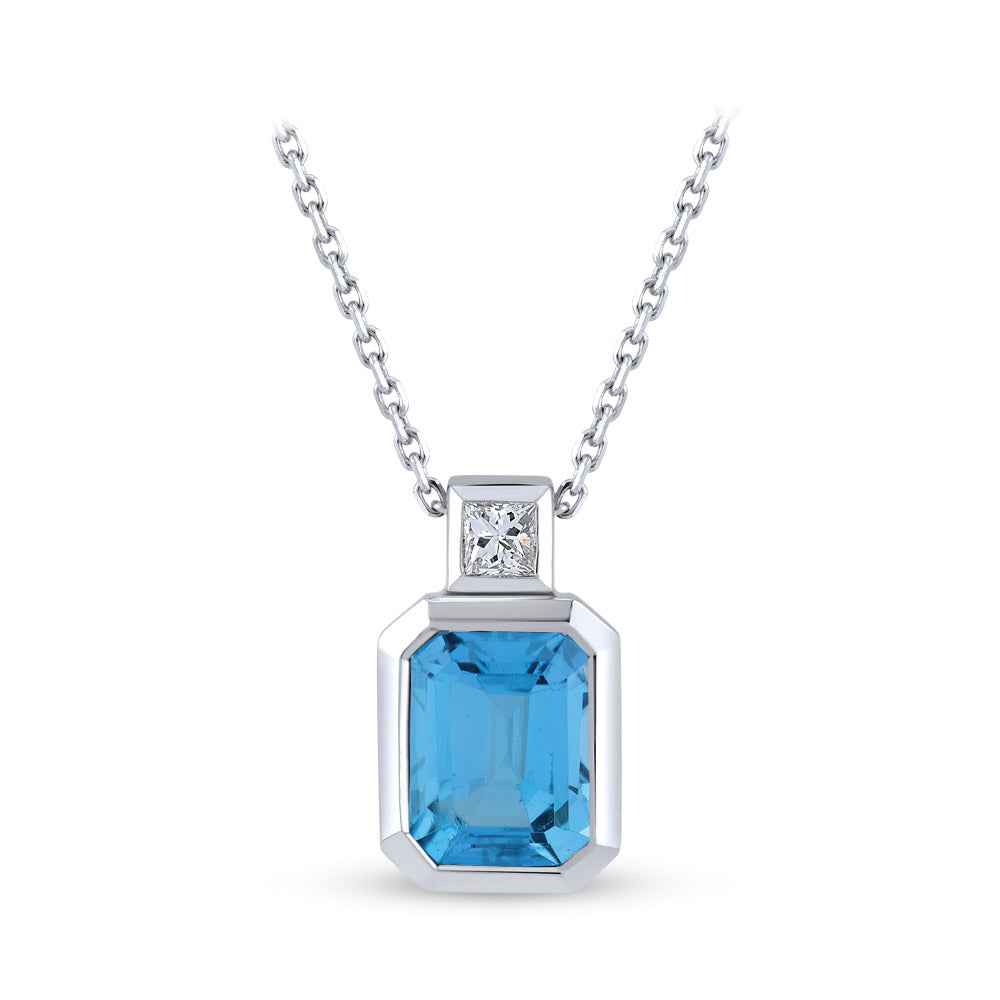 Blue Topaz Necklace