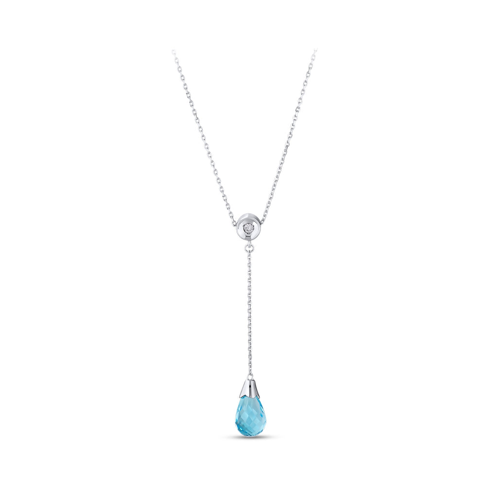 Blue Topaz Necklace