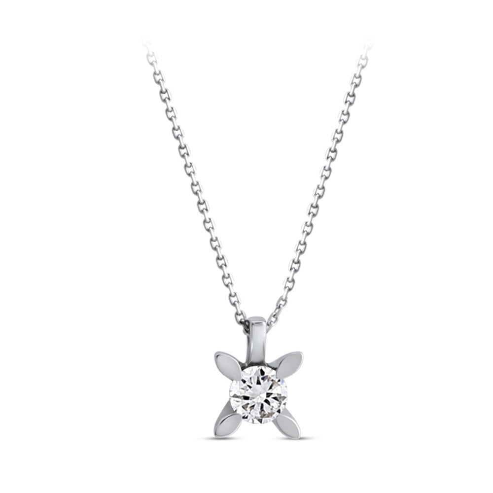 Solitaire Diamond Necklace