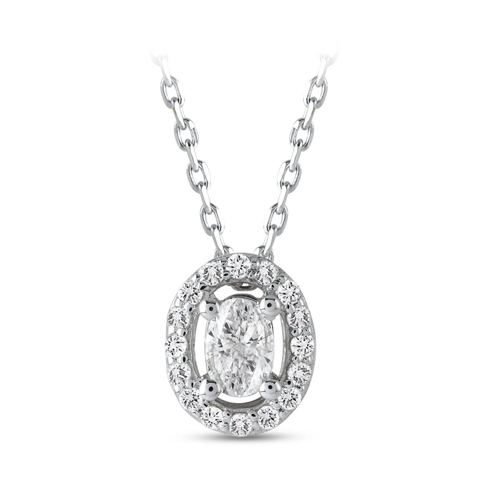 Solitaire Diamond Necklace