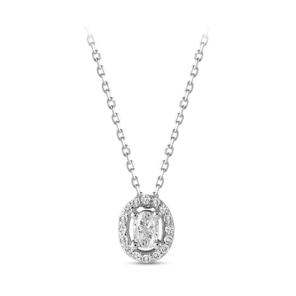 Solitaire Diamond Necklace