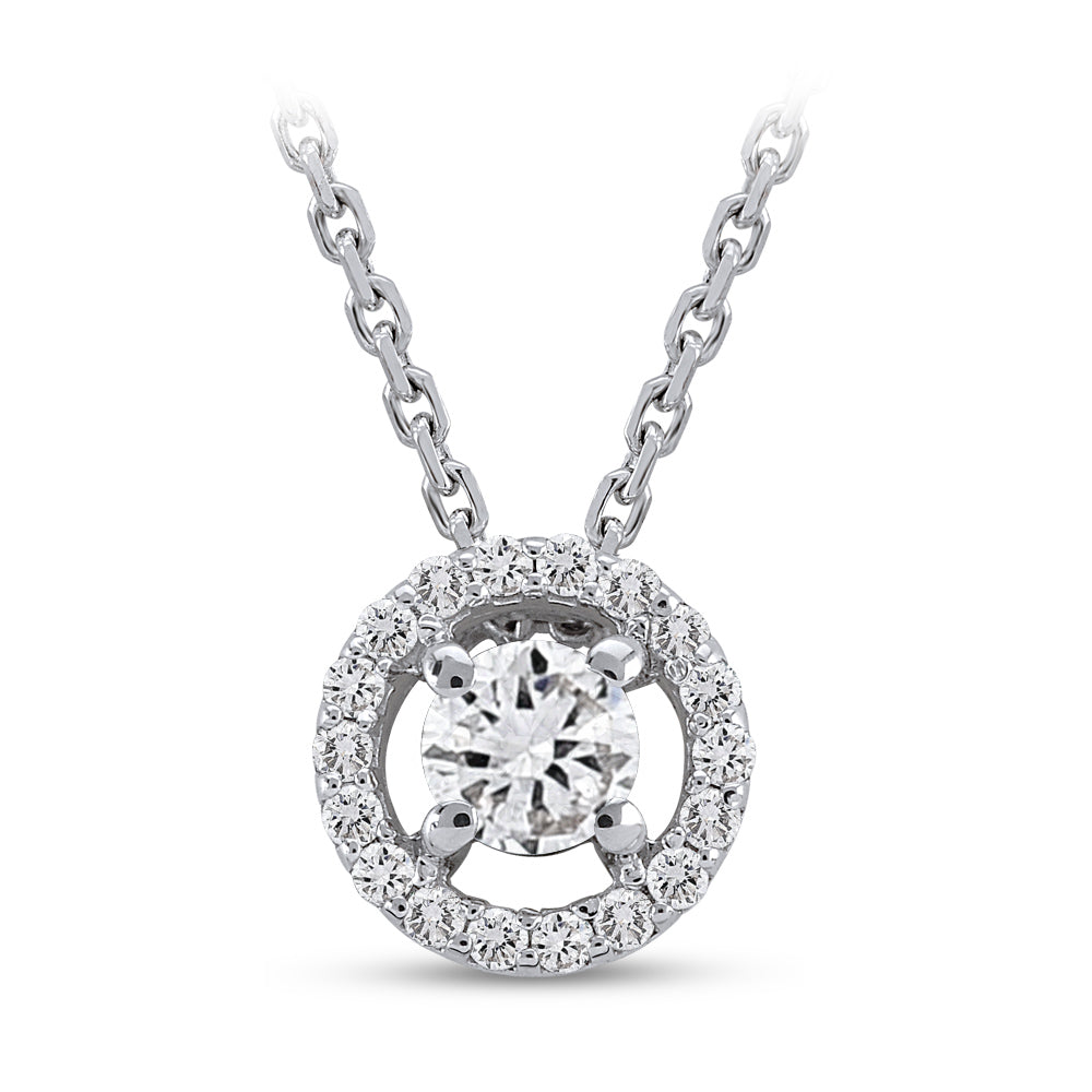 Solitaire Diamond Necklace