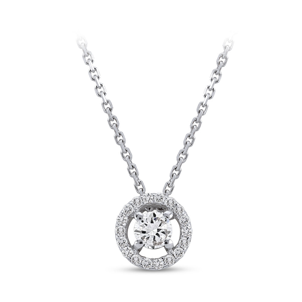 Solitaire Diamond Necklace