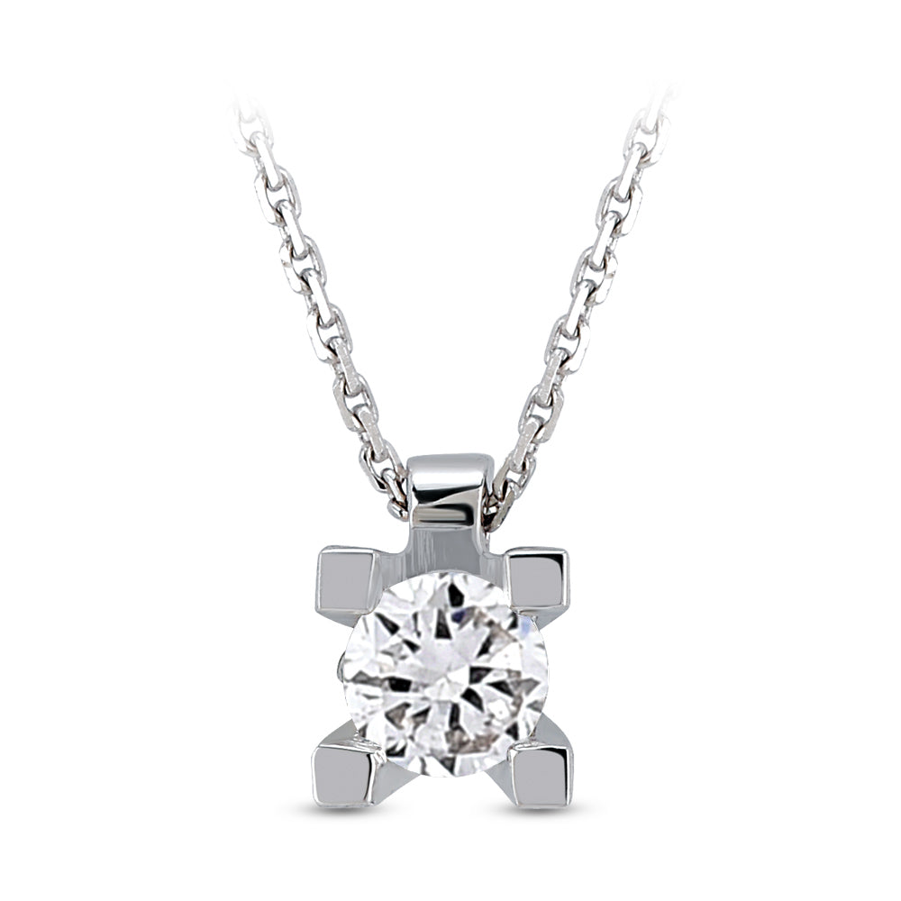 Solitaire Diamond Necklace