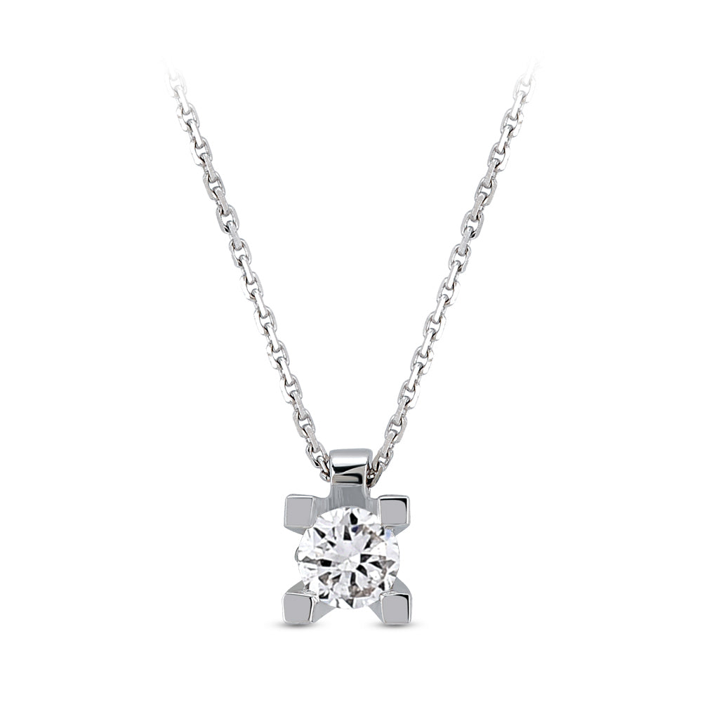 Solitaire Diamond Necklace