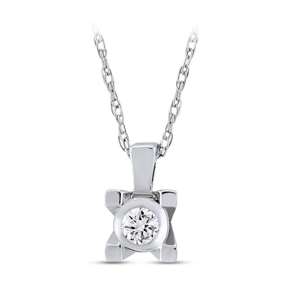 Solitaire Diamond Necklace