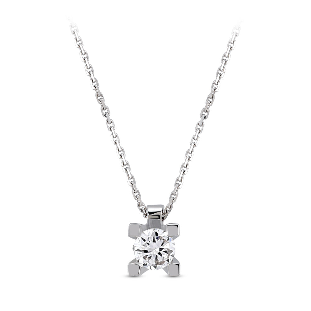 Solitaire Diamond Necklace
