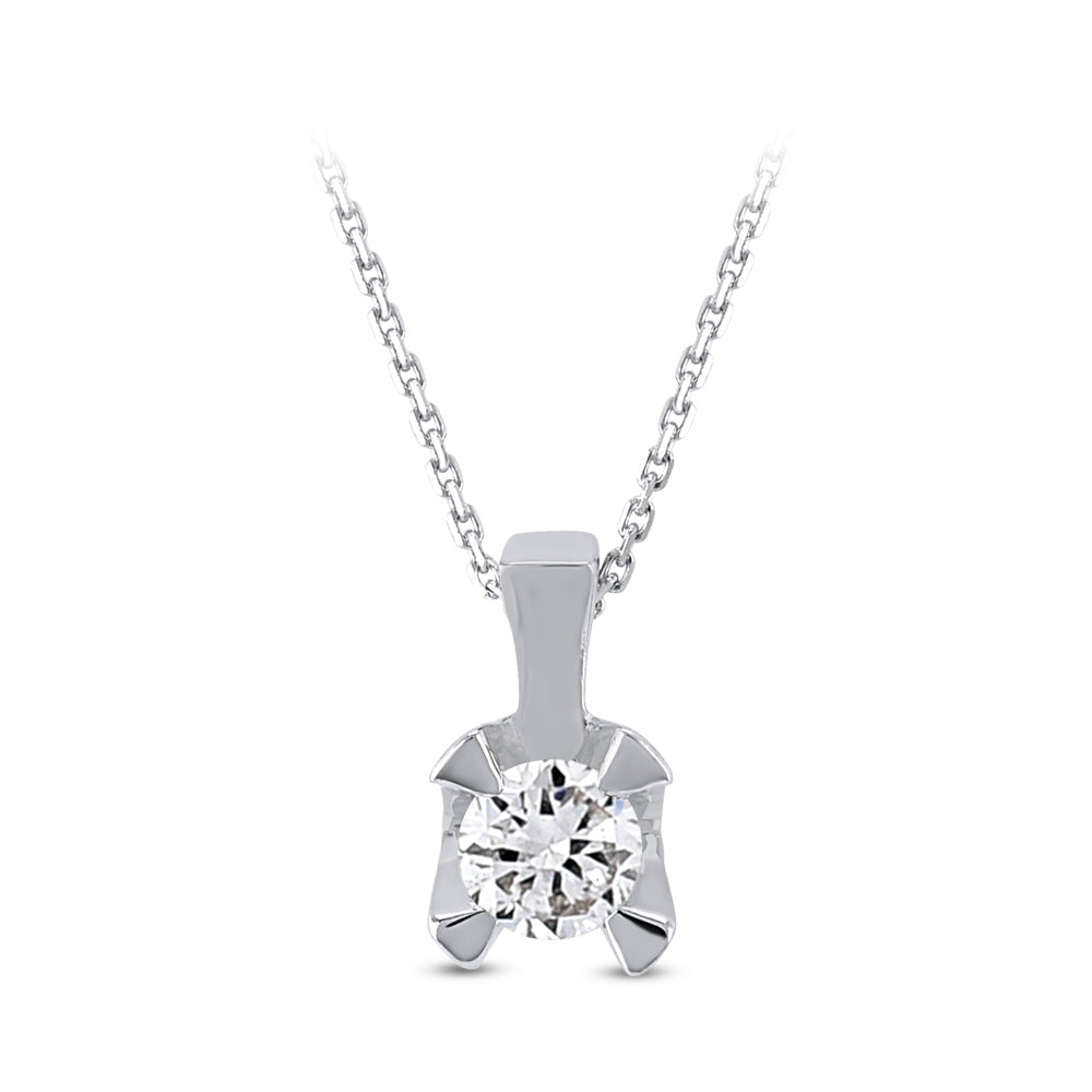 Solitaire Diamond Necklace