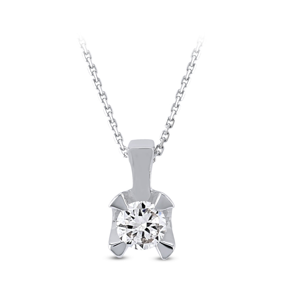 Solitaire Diamond Necklace