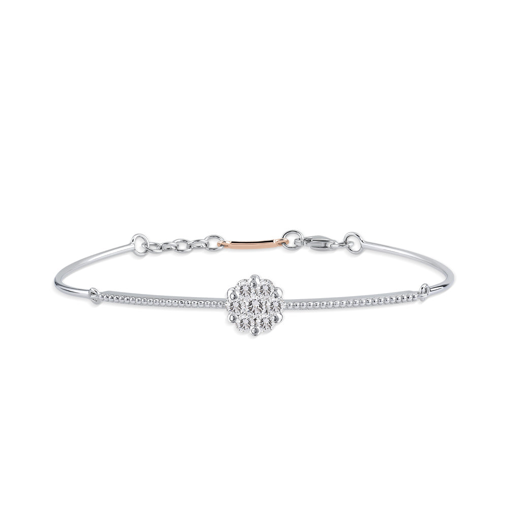 Halo Diamond Bracelet