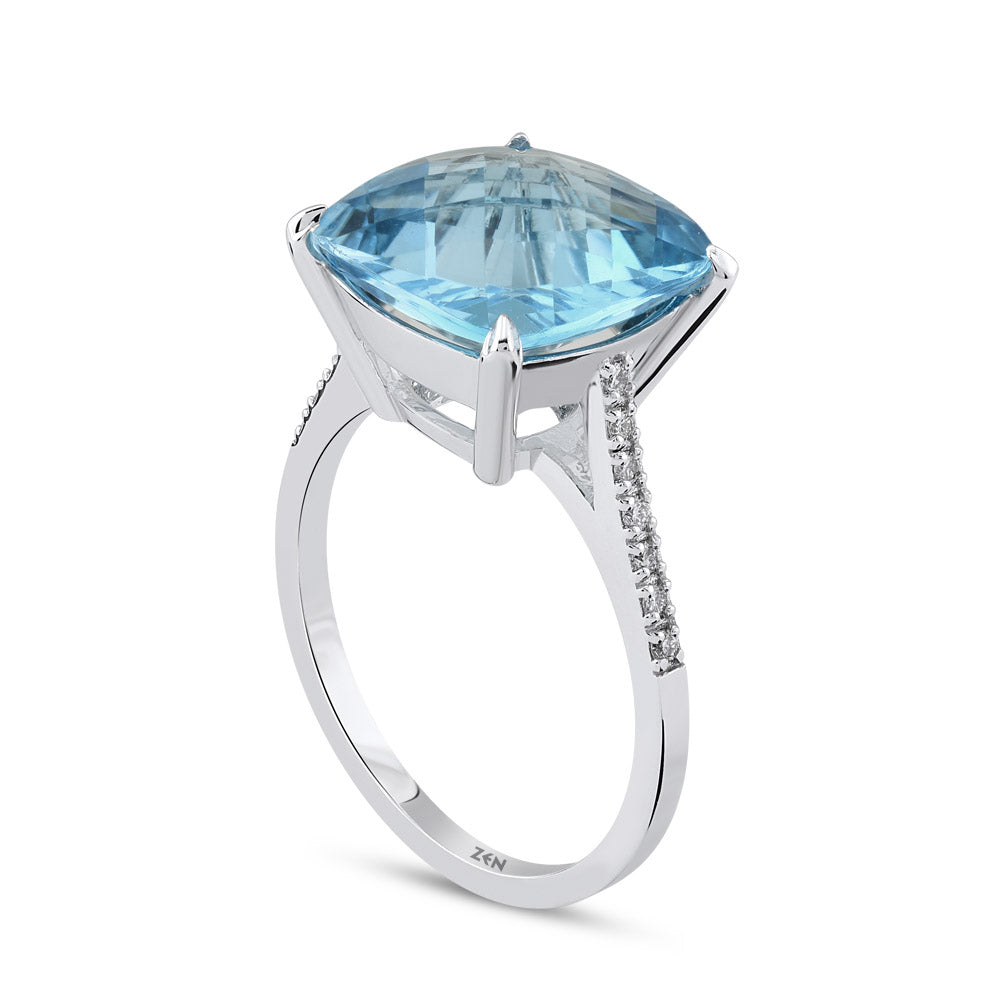 Blue Topaz Ring
