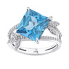 Blue Topaz Ring