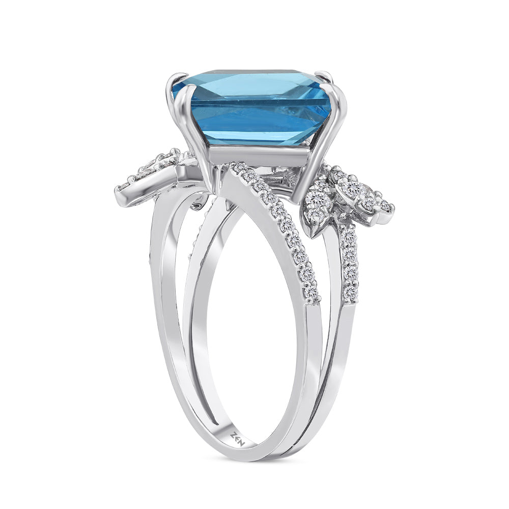 Blue Topaz Ring
