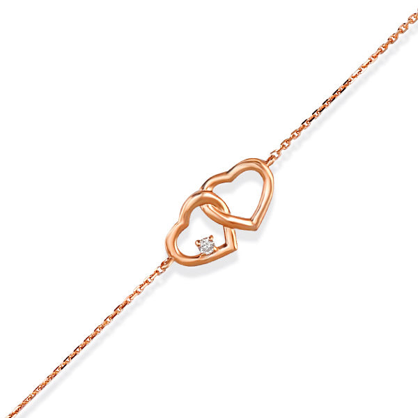 Heart Diamond Bracelet