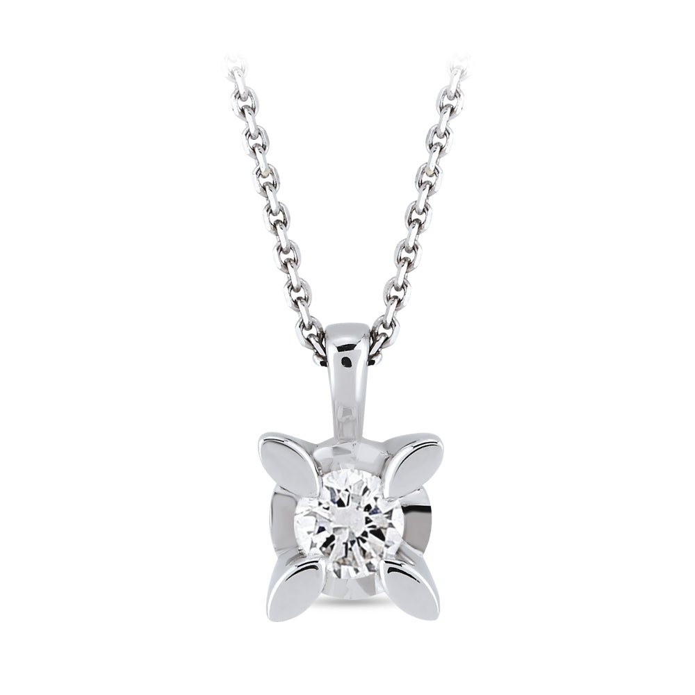Solitaire Diamond Necklace