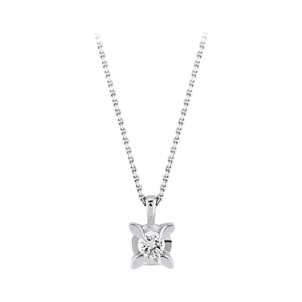Solitaire Diamond Necklace