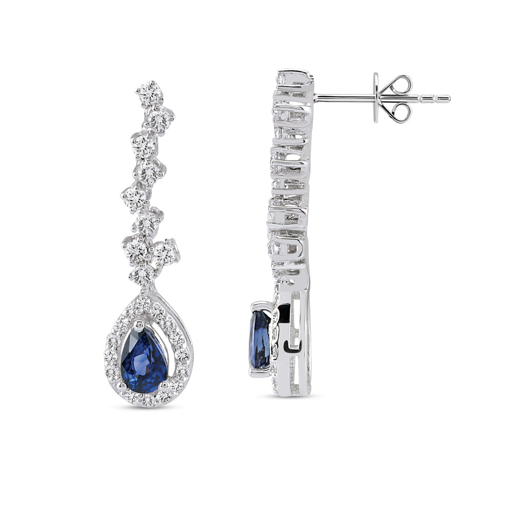 Sapphire Stud Earrings