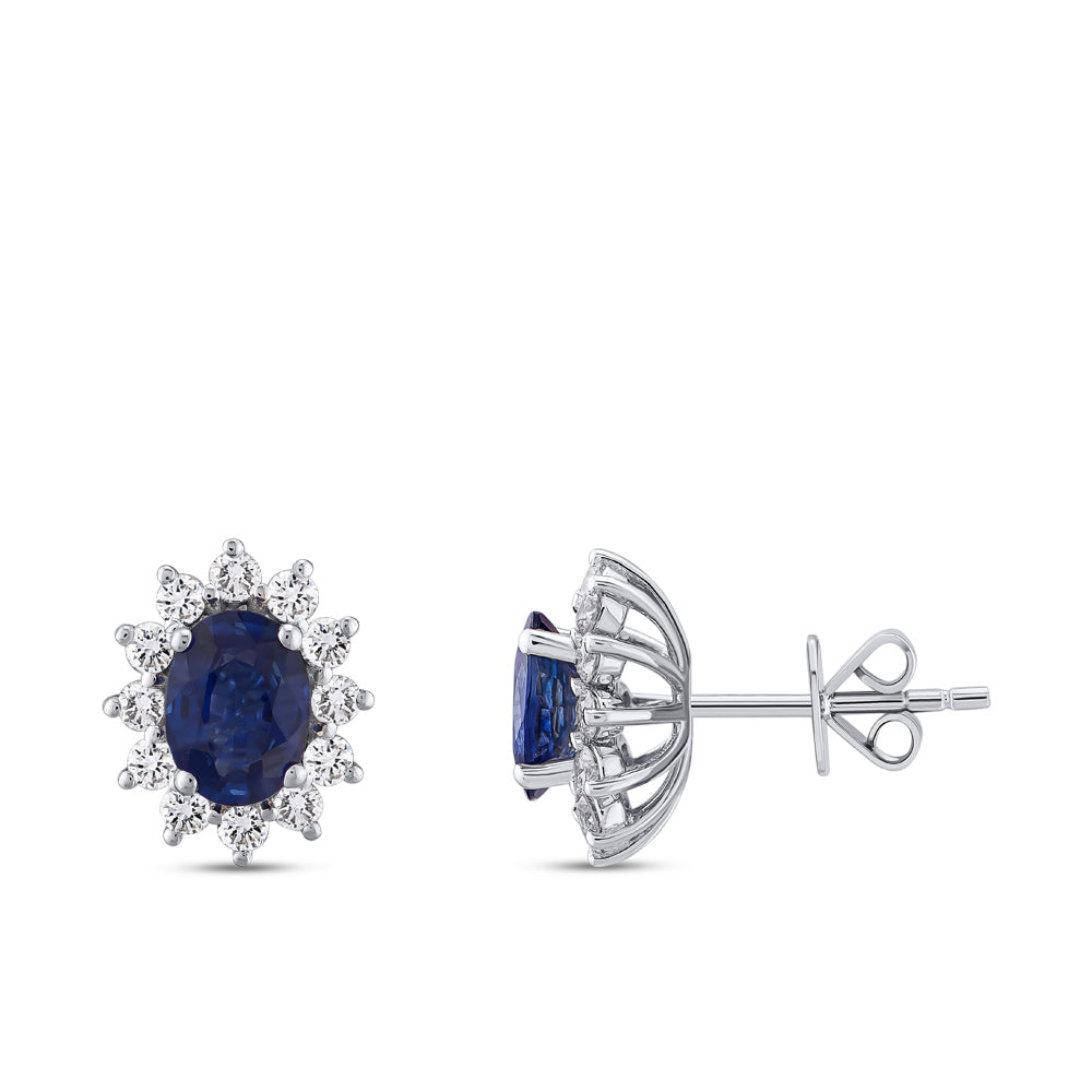 Sapphire Stud Earrings