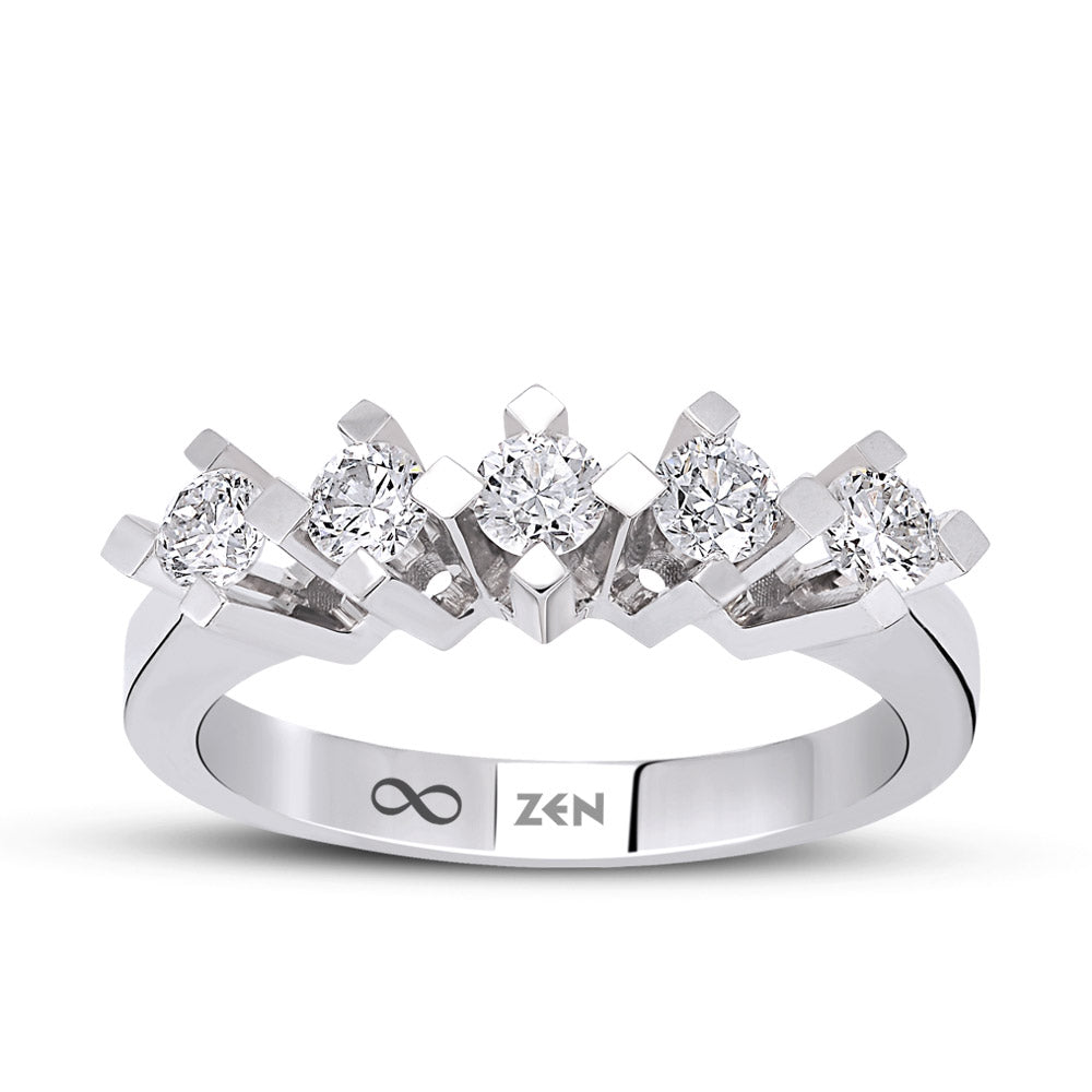 Five Stone Diamond Ring