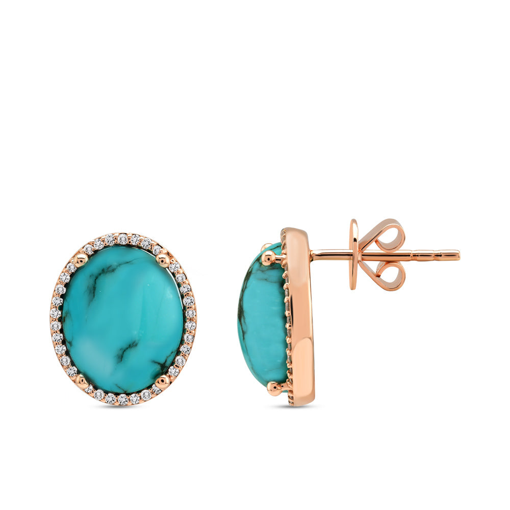 Turquoise Stud Earrings