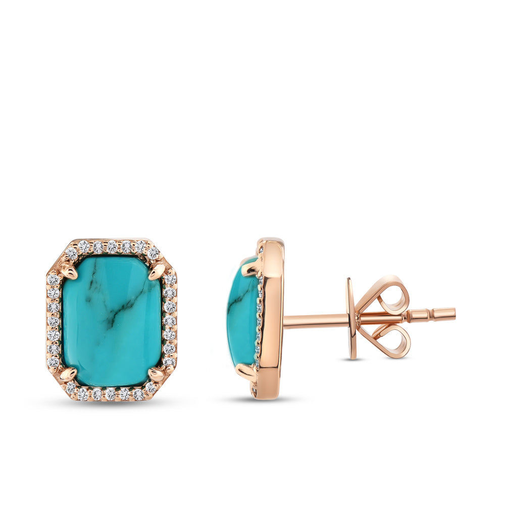Turquoise Stud Earrings