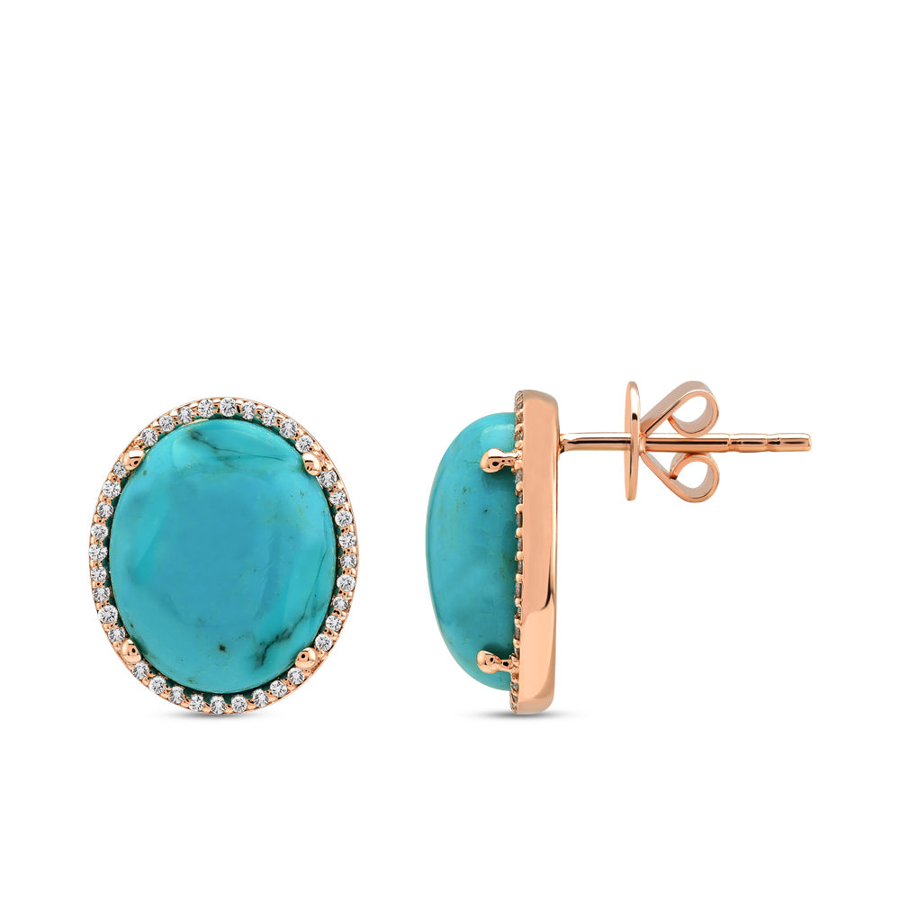 Turquoise Stud Earrings