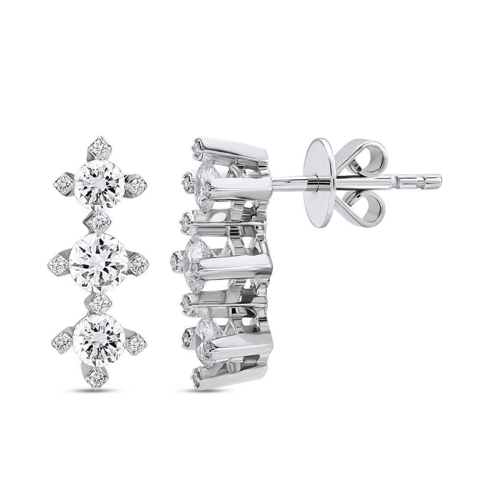 Tria Diamond Earrings