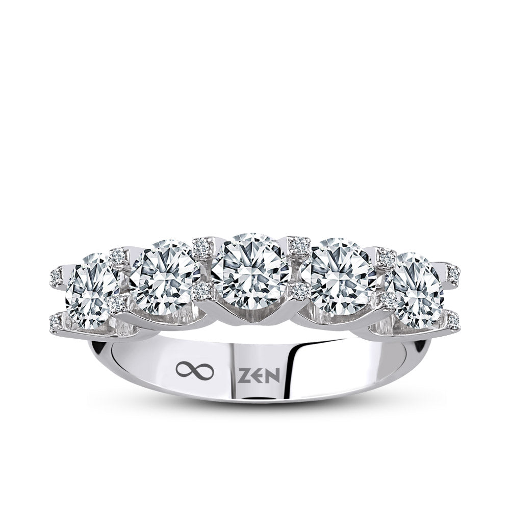 Five Stone Diamond Ring