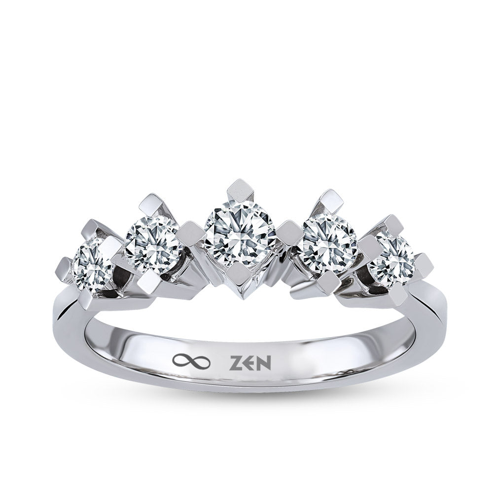 Five Stone Diamond Ring