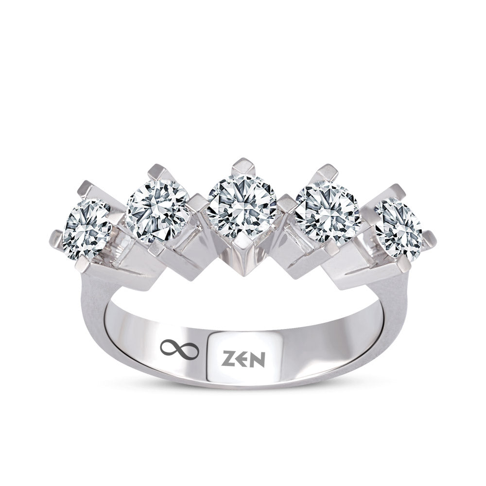 Five Stone Diamond Ring