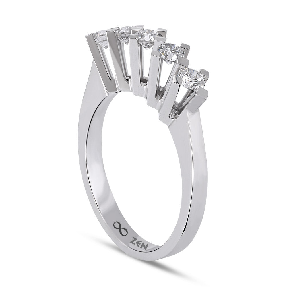 Five Stone Diamond Ring