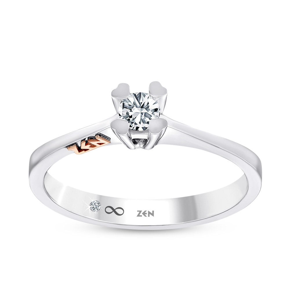 Solitaire Diamond Engagement Ring