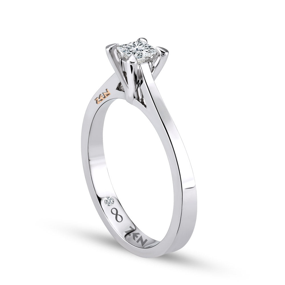 Solitaire Diamond Engagement Ring
