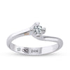 Modern Diamond Engagement Ring