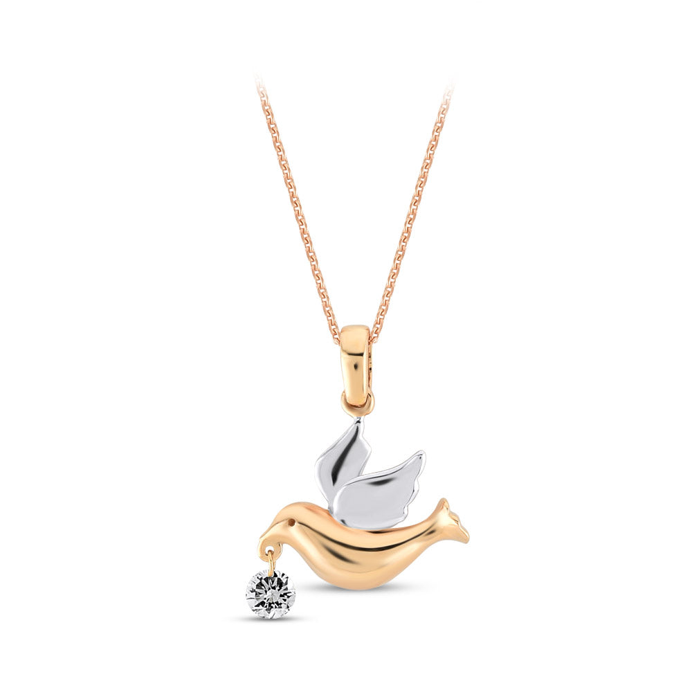 Bird Pendant with Chain
